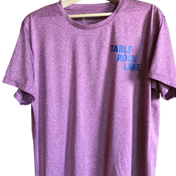 Upcycled Table Rock Lake Soft T-Shirt: Landmarks & Marinas Graphics, Size L - Picture 7 of 15